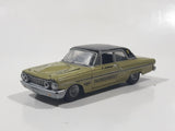 2008 Playing Mantis Johnny Lightning Muscle Cars No. 978 1964 Ford Fairlane 500 Thunderbolt Olive Green with Black Roof Die Cast Toy Car Vehicle with Opening Hood