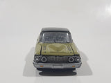 2008 Playing Mantis Johnny Lightning Muscle Cars No. 978 1964 Ford Fairlane 500 Thunderbolt Olive Green with Black Roof Die Cast Toy Car Vehicle with Opening Hood