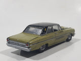 2008 Playing Mantis Johnny Lightning Muscle Cars No. 978 1964 Ford Fairlane 500 Thunderbolt Olive Green with Black Roof Die Cast Toy Car Vehicle with Opening Hood