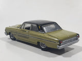 2008 Playing Mantis Johnny Lightning Muscle Cars No. 978 1964 Ford Fairlane 500 Thunderbolt Olive Green with Black Roof Die Cast Toy Car Vehicle with Opening Hood