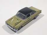 2008 Playing Mantis Johnny Lightning Muscle Cars No. 978 1964 Ford Fairlane 500 Thunderbolt Olive Green with Black Roof Die Cast Toy Car Vehicle with Opening Hood