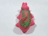Pink Rubber Alligator Crocodile 3 1/2" Long Toy Figure
