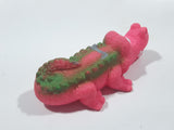 Pink Rubber Alligator Crocodile 3 1/2" Long Toy Figure