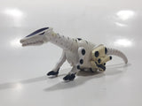 2005 McDonald's Wowwee Robopet Roboreptile White with Black Stripes 7" Long Plastic Toy Figure