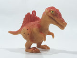 Orange Dinosaur T-Rex Tyrannosaurus Rex with Lights and Sound 4" Long Plastic Toy Figure