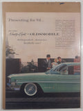 1961 Oldsmobile Ninety-Eight 13 3/8" x 20 3/4" Magazine Print Ad