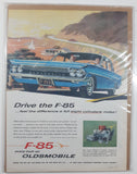 1961 Oldsmobile F-85 10 1/4" x 13 3/8" Magazine Print Ad