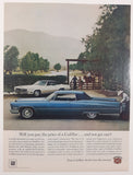 1967 Cadillac 10 1/4" x 13 1/2" Magazine Print Ad
