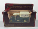 Vintage Matchbox Models of Yesteryear Y-13 1918 Crossley London W&G Madrid Paris Waring's Dark Green and White Die Cast Toy Car Vehicle New in Box