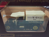 Vintage Matchbox Models of Yesteryear Y-13 1918 Crossley London W&G Madrid Paris Waring's Dark Green and White Die Cast Toy Car Vehicle New in Box