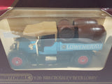 Vintage Matchbox Models of Yesteryear Y-26 1918 Crossley Beer Lorry Lowenbrau Blue and Brown Die Cast Toy Car Vehicle New in Box