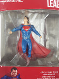 2017 Hallmark WBEI DC Comics Justice League Superman 3 1/4" Tall Christmas Tree Ornament