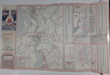 Vintage 1962 Texaco Salt Lake City Ogden and Provo Road Map 18" x 24 3/4