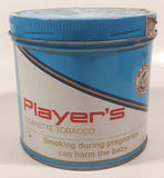Vintage 1980s Player's Navy Cut Cigarette Tobacco 200g Blue Tin Can