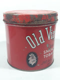 Vintage Imperial Tobacco Old Virginia Choice Smoking Tobacco Red Tin Metal Can