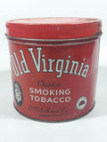 Vintage Imperial Tobacco Old Virginia Choice Smoking Tobacco Red Tin Metal Can
