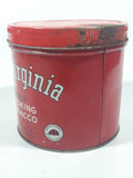 Vintage Imperial Tobacco Old Virginia Choice Smoking Tobacco Red Tin Metal Can