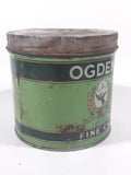 Vintage Imperial Tobacco Ogden's Cool And Fragrant Virginia Fine Cut Tobacco Green Tin Metal Can