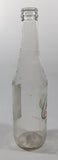 Jarritos Mango 9 1/4" Tall 370mL 12.5 Fl Oz. Embossed Clear Glass Soda Pop Bottle