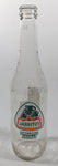 Jarritos Pineapple 9 1/4" Tall 370mL 12.5 Fl Oz. Embossed Clear Glass Soda Pop Bottle