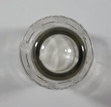 Jarritos Pineapple 9 1/4" Tall 370mL 12.5 Fl Oz. Embossed Clear Glass Soda Pop Bottle