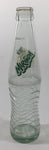 Mirinda 8 3/4" Tall 237mL Embossed Clear Glass Soda Pop Bottle