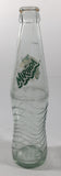 Mirinda 8 3/4" Tall 237mL Embossed Clear Glass Soda Pop Bottle