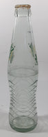 Mirinda 8 3/4" Tall 237mL Embossed Clear Glass Soda Pop Bottle