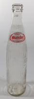 Sidral Mundet 9 1/4" Tall 12 Fl Oz 355mL Embossed Clear Glass Soda Pop Bottle