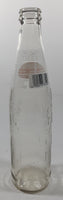 Sidral Mundet 9 1/4" Tall 12 Fl Oz 355mL Embossed Clear Glass Soda Pop Bottle