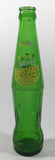 Fruit Soda Juicy Lemon 9 3/8" Tall 240mL Green Glass Soda Pop Bottle