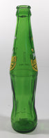 Fruit Soda Juicy Lemon 9 3/8" Tall 240mL Green Glass Soda Pop Bottle
