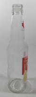 The Pop Shoppe Pineapple 9" Tall 355mL Clear Glass Soda Pop Bottle
