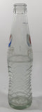 Pepsi 8 3/4" Tall 237mL Embossed Clear Glass Soda Pop Bottle