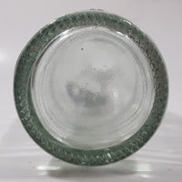 Pepsi 8 3/4" Tall 237mL Embossed Clear Glass Soda Pop Bottle