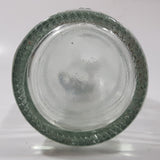 Pepsi 8 3/4" Tall 237mL Embossed Clear Glass Soda Pop Bottle