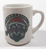 Denny's Bah-Humbug! Christmas Themed Light Grey 3 3/4" Tall Ceramic Coffee Mug Cup