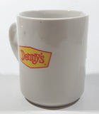 Denny's Bah-Humbug! Christmas Themed Light Grey 3 3/4" Tall Ceramic Coffee Mug Cup