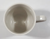Denny's Bah-Humbug! Christmas Themed Light Grey 3 3/4" Tall Ceramic Coffee Mug Cup