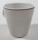 Rare Vintage Heath England Armorlite Russ Food Equip Ltd Boston Pizza 3" Tall Ceramic Coffee Mug Cup