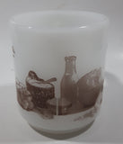 Vintage Glasbake Winchell's Donut House 3 1/2" Tall Milk Glass Coffee Mug Cup