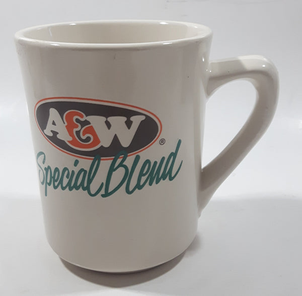 A & W Special Blend 3 3/4" Tall Ceramic Coffee Mug Cup