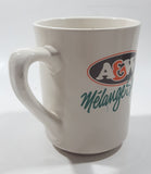 A & W Special Blend 3 3/4" Tall Ceramic Coffee Mug Cup