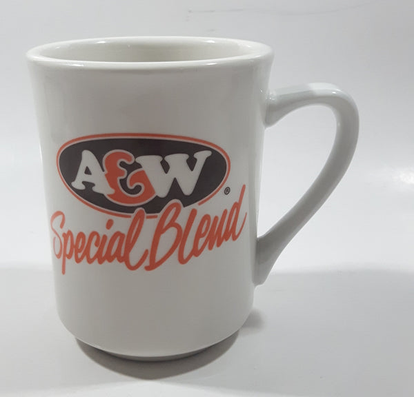 A & W Special Blend 3 3/4" Tall Ceramic Coffee Mug Cup