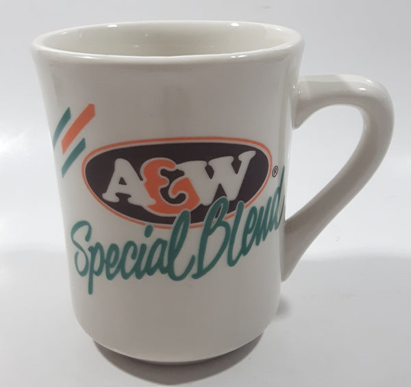A & W Special Blend 3 3/4" Tall Ceramic Coffee Mug Cup