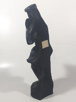 Vintage 1977 Coco Joe's Hawaii Hula Girl Dreams 8 1/4" Tall Carved Lava Rock Figurine Sculpture