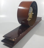 Vintage Vesna Soviet Union USSR Russian 15 3/4" Wide Wood Cased Key Wind Mantle Clock Needs Repair