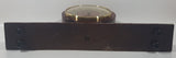 Vintage Vesna Soviet Union USSR Russian 15 3/4" Wide Wood Cased Key Wind Mantle Clock Needs Repair