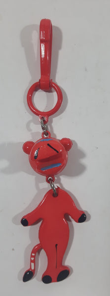 Vintage 1980s John Stanley Pink Panther Shaped Plastic Key Chain Clip