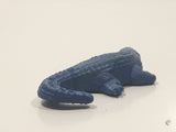 Dark Blue Rubber Lizzard 2 1/4" Long Toy Figure